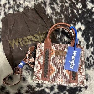 Wrangler Geometric Brown Mini Bag